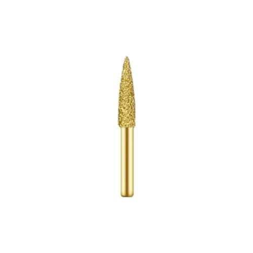 Image of 8mm Diamond-Coated Carbide Rotary Burr for Metal, Stone, Tile, Glass