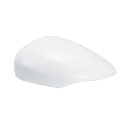 Image of Hihaha White Left Side Car Wing Mirror Cover Rear View Mirror Cap Durable Material
