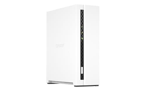 Image of QNAP TS-133, 1-Bay NAS, ARM Cortex-A55 quad-core 1.8 GHz processor, built-in 2 GB RAM