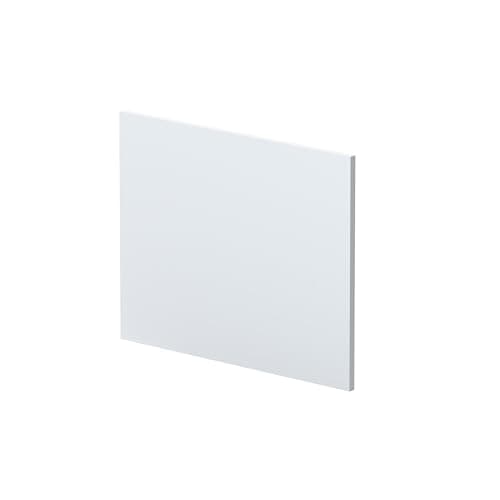 Image of Balterley Bath End Panel 700mm, MDF End Bath Panels, Satin Finish Straight Bathroom Panels for Bathtub, Water Resistant Panel Covering for Bathroom Baths and Soaking Tubs (White)
