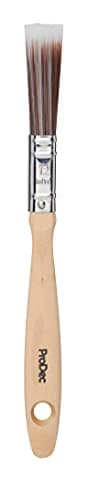 Image of ProDec 0.5 inch Premier Trade Professional Synthetic Paint Brush for a Smooth Finish Painting with Emulsion, Gloss and Satin Paints on Walls, Ceilings, Wood and Metal, 0.5" 12mm