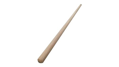 Image of Wood Mop Stick, Mop Handle for Mop Head (120cm x 2.2cm), Broom Handle Pole for Floor Brush, Wooden Shaft Replacement for Rake, Mucking Out, Driveways, Pathways, Sweeping, Scrubbing Brush