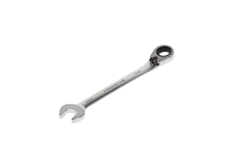 Image of GEDORE red Combination ratchet spanner, Reversible, AF 17 mm, Angled, Flat, Bi-hex, Spanner, R07200170