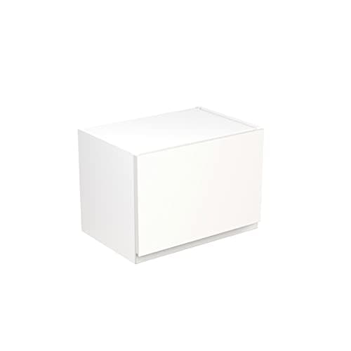 Image of Kitchen Kit Flatpack Bridging Wall Cabinet - Screwless Quick Build Kitchen Unit - J-Pull Door - Wall Mounted Bridging Unit - 500x360mm - White Matt