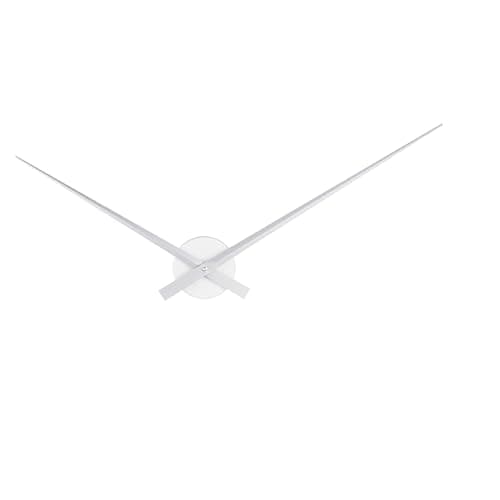Image of Karlsson Little Big Time Aluminium Wall Clock, Silver,KA450055