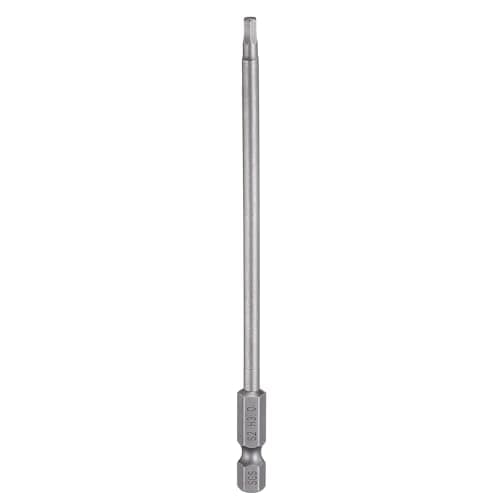 Image of sourcing map H3.0 Hex Head Drill Bit Wrench 3mm Metric Flat Tip 1/4" Hex Shank 150mm (6") Long Magnetic Hexagonal Screw Driver Socket Industrial Screwdriver Power Bits