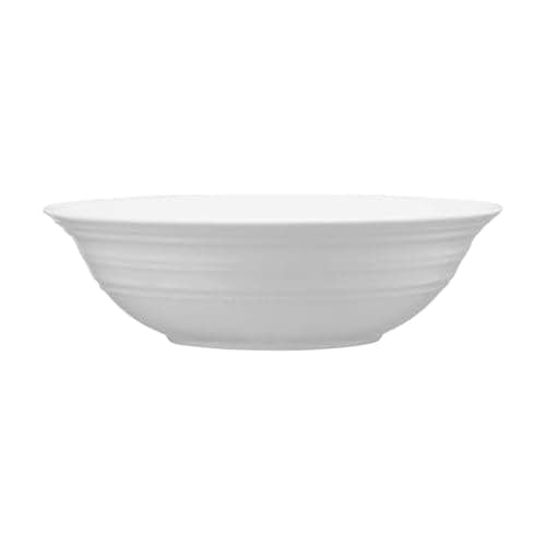 Image of Mikasa Kamryn Vegan Bone China Lightweight Oval Platter, 14 Inch, White