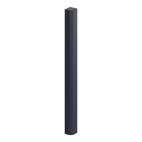 Image of Rowan 640mm Bath Panel Corner Post Traditional Design - Dark Grey