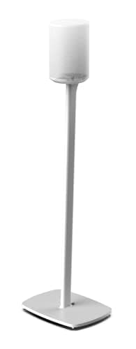Image of Flexson Floor Stand for Sonos ERA 100, Single pack in White for soft and hard floors + extension cable and cable management