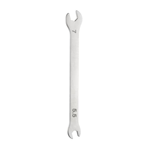 Image of sourcing map Super Thin Open End Wrench 5.5x7mm Metric Lightweight U-Shaped Spanner Double End Wrenches for Automotive Repair Furniture Assembly, Gray