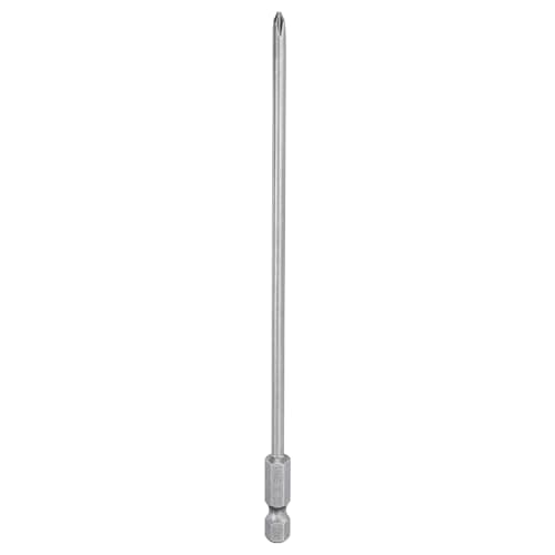 Image of sourcing map #1 Phillips Screwdriver Bit PH1 1/4" Hex Shank 6" (150mm) Long Magnetic S2 Steel Industrial Grade Screw Driver Bit Cross Head Electric Drill Bits 0.138" (3.5mm) Rod