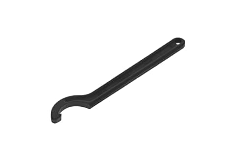 Image of GEDORE Hook spanner with lug, for Slotted nuts, AF 25-28 mm, Tip dia. 5 mm, Ratchet spanner, 40 25-28