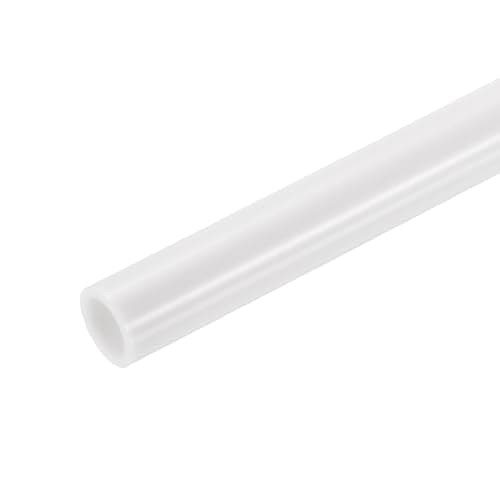 Image of PATIKIL 10mm ID 14mm OD 500mm Length Rigid PETG Tube, 6PCS Water Cooling Hard Tubes for Computer PC Water Cooling Systems Efficient Liquid Cooling Hose, White