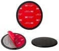 Image of Navitech 80mm (TWIN PACK) in Car Adhesive Universal Dash Disc For Windscreen Suction Cups Compatible With Binatone U435 4.3 Inch Sat Nav