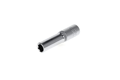 Image of GEDORE red Long socket, 1/4" 6.3 mm drive, hexagonal, 7 mm AF, Tool, R41000709, Steel
