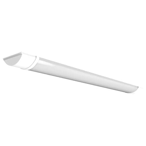 Image of 4lite Indoor Batten (White) 3400lm 4ft Cool White IP20 Rated Twin LED Integrated 30W Strip Light - 4L3/2011-4Yr Guarantee