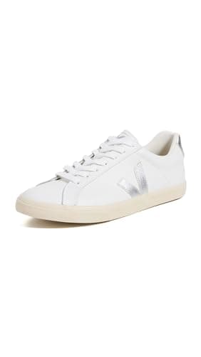 Image of Veja Womens Esplar Sneaker, Extra White Silver, 6 UK
