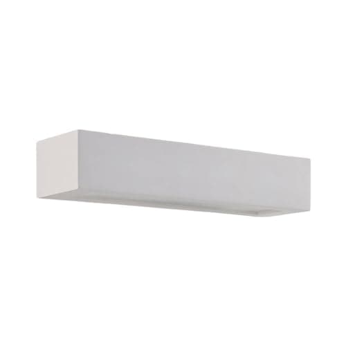 Image of Lindby Led Wall Light, White Plaster Bedroom Classic Up Down Hallway Modern Living Room Lamp Bedside Uplighter G9 36cm