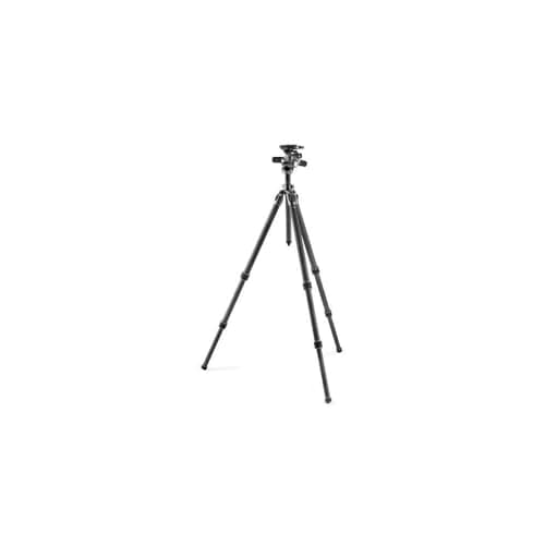 Image of Gitzo Mountaineer Series 2 4 Section Carbon Fiber Fluid Head Pro Photo Tripod Kit for DSLR and Digital Cameras - Holds up to 13kg