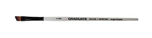 Image of Daler-Rowney Graduate Multi-Technique Brush, Synthetic Hair, Short Handle, Angle Shader, 1/4in