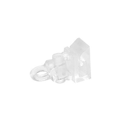 Image of Clear Roman Blind Clip On Cord Toggle (Pack Of 10)