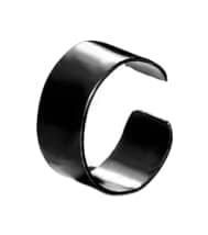 Image of Matt black ear cuff | Black ear cuff | Non pierced ear cuff