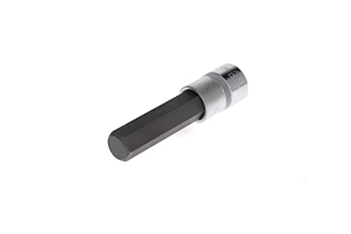 Image of GEDORE red Screwdriver bit socket long hex, 17 mm AF, 1/2" 12.5 mm, Screwdriver bit socket, Tool, R62551719, Steel