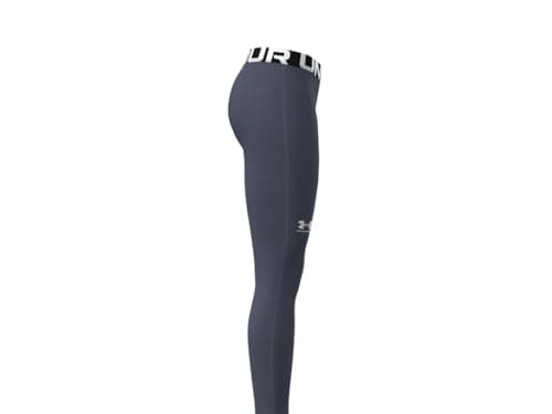 Image of Under Armour Women's Heat Gear Legging, Quick-Drying and Breathable Women's Gym Gear, Ladies' Leggings with 4-Way Stretch Fabric,Super Pink / / White,MD