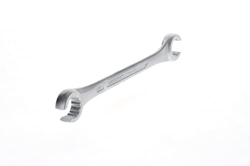 Image of GEDORE Double-ended ring spanner open, AF 24+27 mm, 15° angled, Bi-hex, UD profile, Spanner, 400 24X27