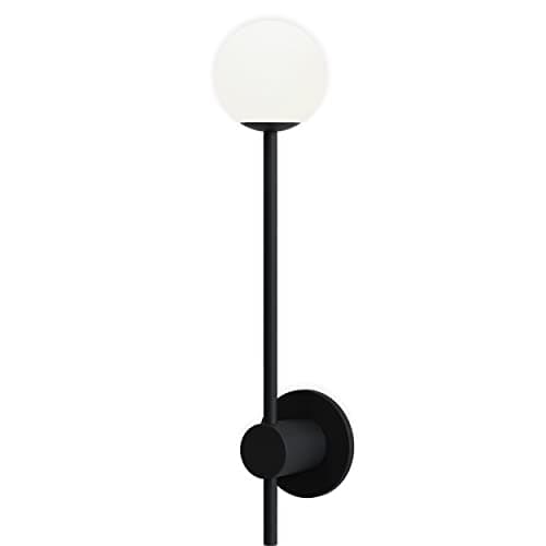 Image of Astro Orb Single Bathroom Wall Light - IP44 Rated - (Matt Black), G9 Lamp, Designed in Britain - 1424004-3 Years Guarantee