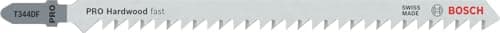 Image of Bosch 5x PRO Hardwood Fast T344DF Jigsaw Blade (for Hardwood, Chipboard, Length 152 mm, Professional Accessory Jigsaw)