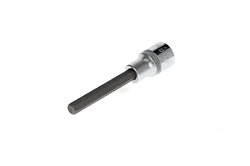Image of GEDORE red Screwdriver bit socket long hex, 8 mm AF, 1/2" 12.5 mm, Screwdriver bit socket, Tool, R62550819, Steel