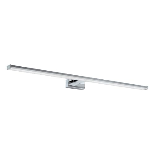 Image of Eglo LED Wall Light Pandella 1, LED Mirror Light Made of Aluminium and Plastic, Bathroom Lamp in Chrome, Silver, White, LED Damp Room Light Neutral White, IP44, Length 78 cm