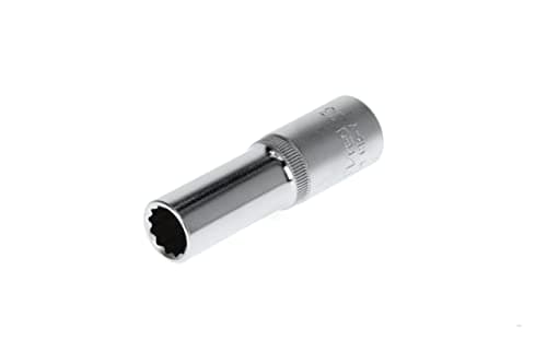 Image of GEDORE red Long socket, 1/2" 12.5 mm drive, bi-hex 13 mm AF, Tool, R61101314, Steel