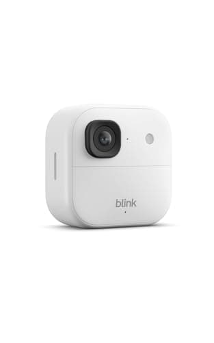 Image of Blink Outdoor Camera 2K+ (newest gen) — Wireless smart security camera, 2K video resolution, enhanced audio, up to two-year battery. Required Sync Module not included — Add-on camera only, White