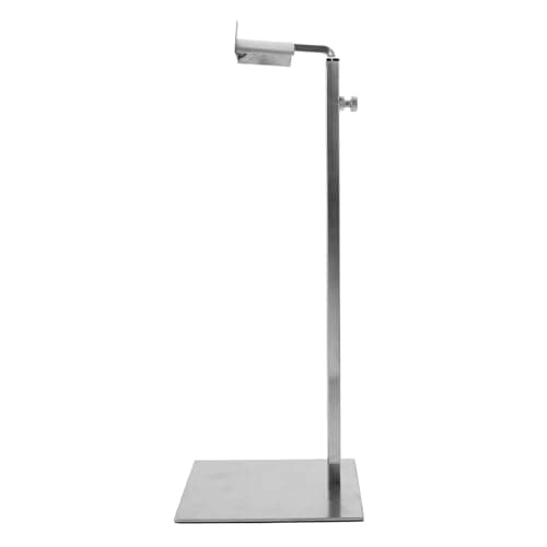 Image of Cabilock Adjustable Purse Display Stand Stainless Steel Bar Handbag Holder Countertop Jewelry Scarf Purse Hanger Easy to Clean
