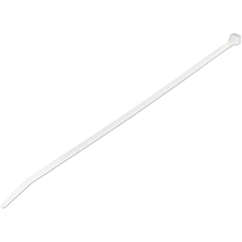 Image of StarTech.com 10"(25cm) Cable Ties - 1/8"(4mm) wide, 2-5/8"(68mm) Bundle Diameter, 50lb(22kg) Tensile Strength, Nylon Self Locking Zip Ties w/Curved Tip, 94V-2/UL Listed, 1000 Pack -
