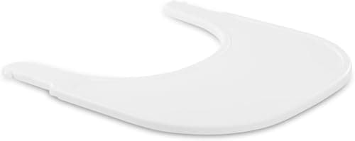 Image of hauck Alpha Click Tray, White - Plastic Tray for Alpha+ Wooden Highchair 6 Months+, Just Seconds to Remove and Fix, Easy to Clean, Made of Recycled Material