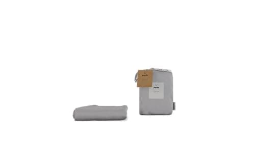 Image of Panda® 100% Bamboo Organic UK Double Duvet Cover, Quiet Grey | Soft & Breathable | Hypoallergenic & Antibacterial | High Thread Count | Natural Choice for Skin & Hair | Thermoregulating