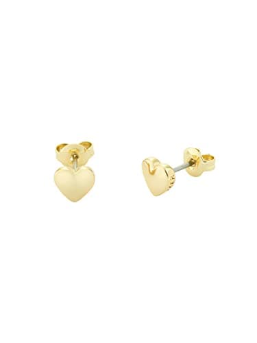 Image of Ted Baker Harly Tiny Heart Stud Earrings For Women (Gold)