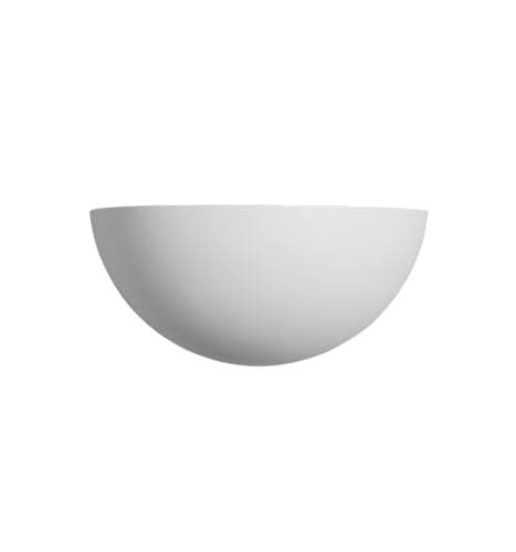 Image of Knightsbridge E14 40W Uplighter Plaster Wall Light, White