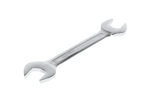 Image of GEDORE red Double open-end spanner, SW 20+22 mm, Metric, Short, Spanner, Open-end spanner, 196 mm long, R05122022