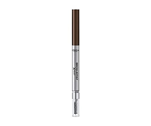 Image of L'Oréal Paris Brow Artist Xpert Retractable Eyebrow Pencil for Perfectly Defined, Fuller Natural Looking Brows, Precision Tip & Spoolie, Shade: Cool Brunette