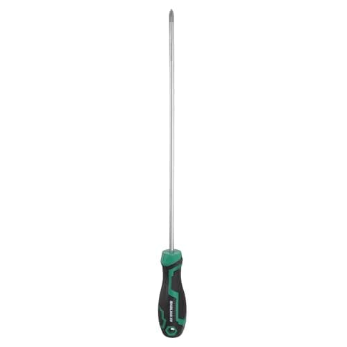 Image of sourcing map PH1 Phillips Screwdriver 13.6" Length S2 Steel Magnetic Screwdrivers with Ergonomics Grip for Fastening Loosening DIY Repairing
