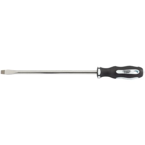 Image of Draper 34981 Expert Plain Slot 10 x 250mm Soft Grip Screwdrivers 250 mm