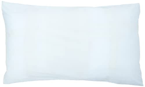 Image of Helena Springfield Plain Dye Percale 50/50 Standard Pillow Case, Polycotton, Duck Egg, Single,48 x 74 x 0.1 cm
