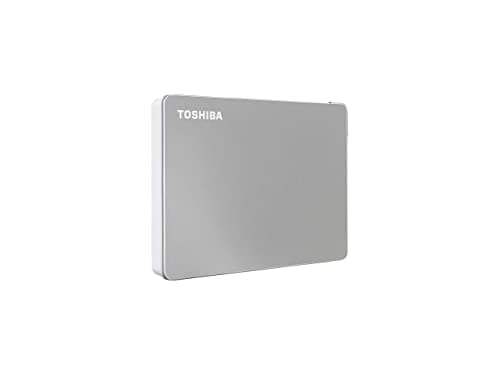 Image of TOSHIBA Canvio Flex 2TB Portable External Hard Drive USB-C USB 3.0, Silver for PC, Mac, & Tablet - HDTX120XSCAA