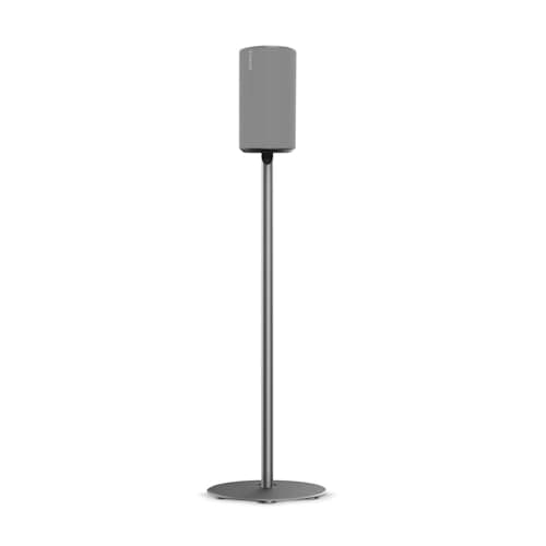 Image of Nedis Speaker Stand Mount for Sonos Era 100, Fixed Height, Max. Capacity 3kg (Single Stand) - Black