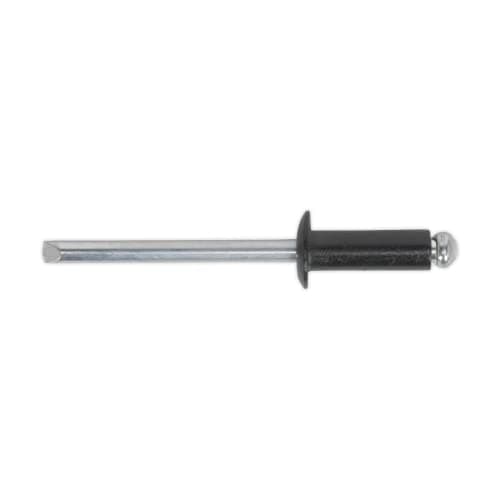 Image of Sealey RAB4010S Aluminium Rivet Black Standard Flange 4 x 10mm Pack of 200