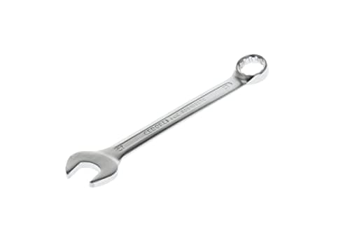 Image of GEDORE R09100270 Red Combination Spanner SW 27 mm Matt Satin Finish Chrome Vanadium Steel Silver